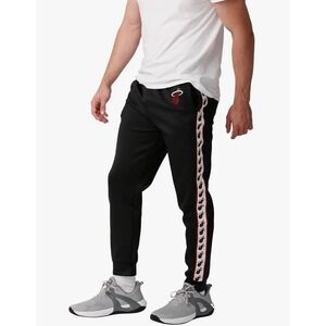 FOCO Miami Heat NBA Track Pants Joggers Black Red White Logo‎ Men's 2XL